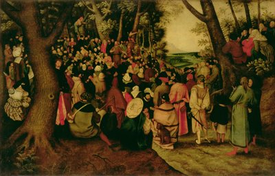 Die Predigt von Johannes dem Täufer, 1604 von Pieter Brueghel the Younger